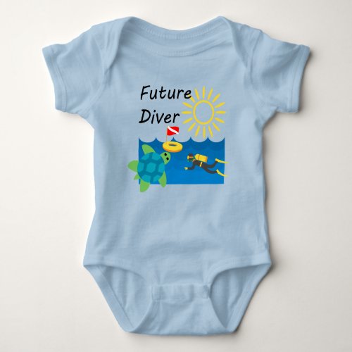 Future Diver Design _ Baby Jersey Bodysuit