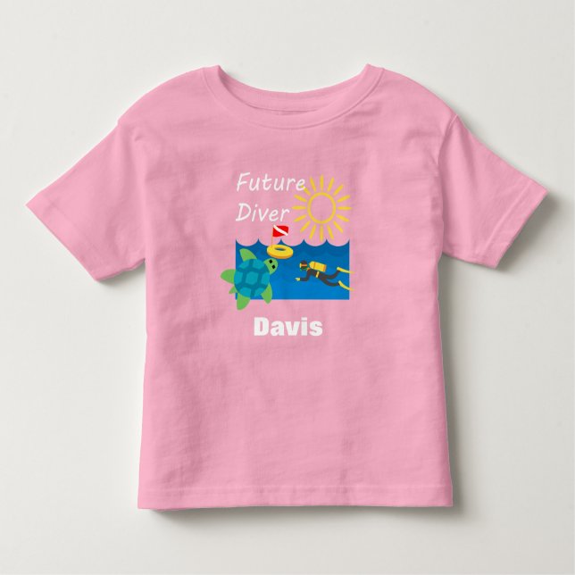 Future Diver Design - Kids' Basic T-Shirt (Front)