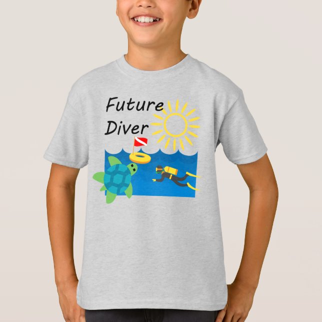 Future Diver Designer - Kids' Basic T-Shirt (Front)