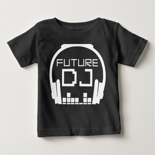 Future DJ Baby Boy Kids Deejay Disc Jockey Gift Baby T_Shirt