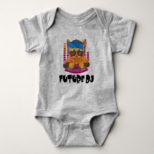 Future DJ Disc Jockey Deejay Baby Bodysuit