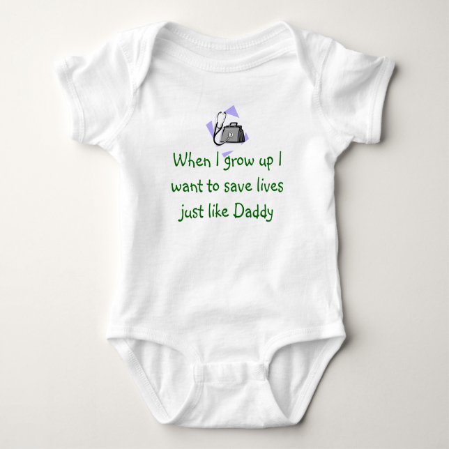 Future Doctor Baby Bodysuit (Front)