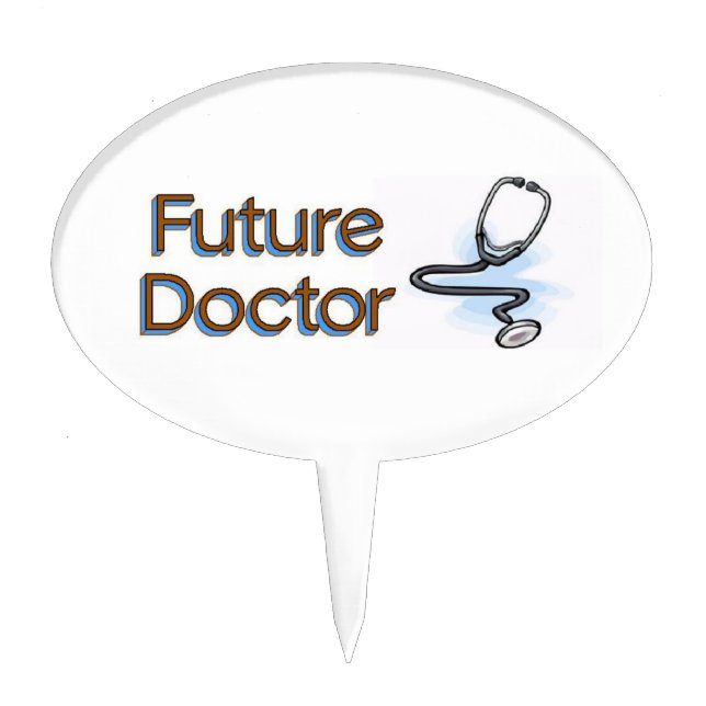 Future Doctor Cake Topper (Front)