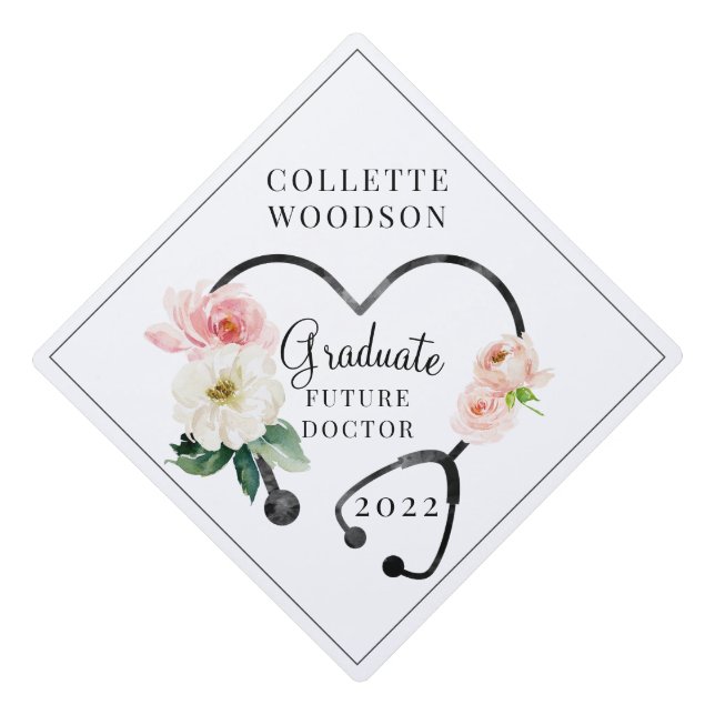 Future Doctor Class Of 2022 Graduation Graduation Cap Topper (Front)