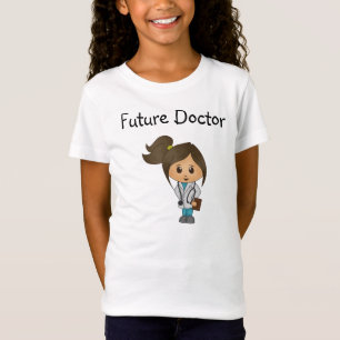 Future Doctor - Cute Doctor Female - Brunette T-Shirt