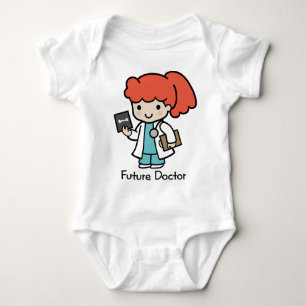 Future Doctor - Girl Baby Bodysuit