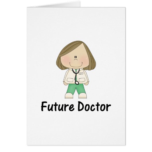 future doctor (girl) cards (Front)