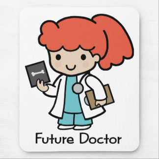 Future Doctor - Girl Mouse Pad