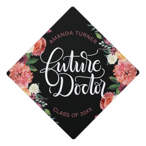Future Doctor _ Graduation cap _ watercolor