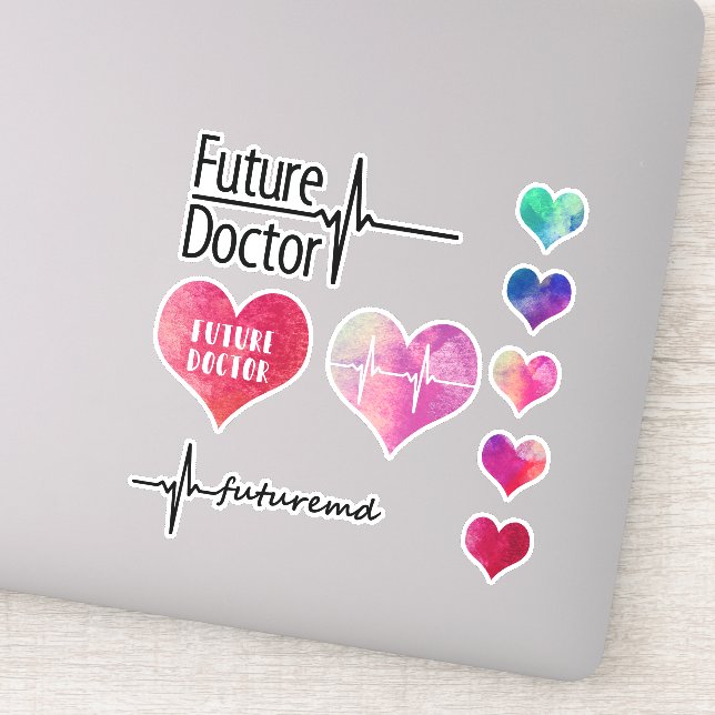 Future Doctor - Heart - Sticker Collection (Detail)