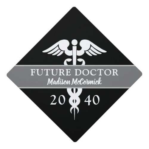 Future Doctor High School Graduation Personalized Graduation Cap Topper