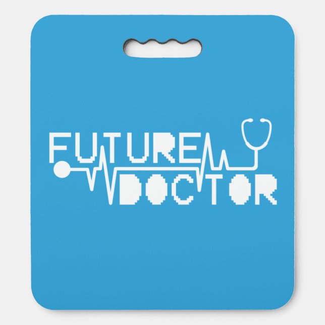 Future doctor medecine Stethoscope Mug Seat Cushion (Front Vertical)
