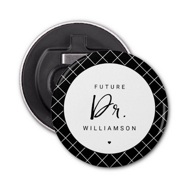 Future Doctor | Medical School Doctoral Student Bottle Opener (Front)