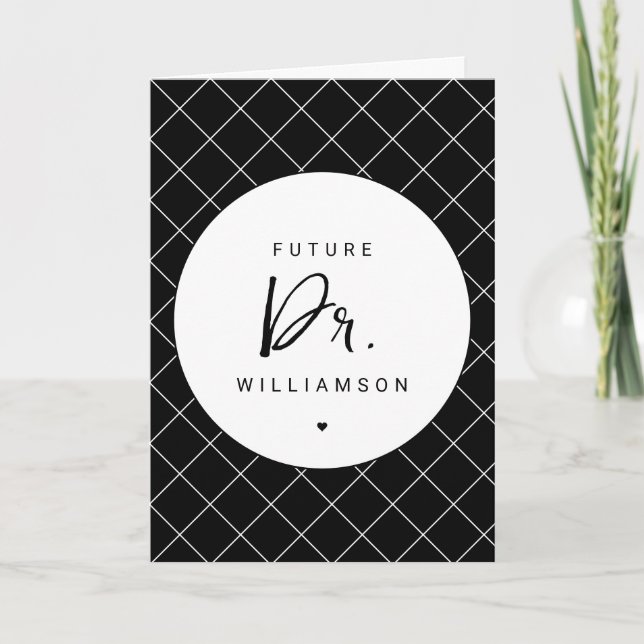 Future Doctor | Medical School Doctoral Student Card (Front)