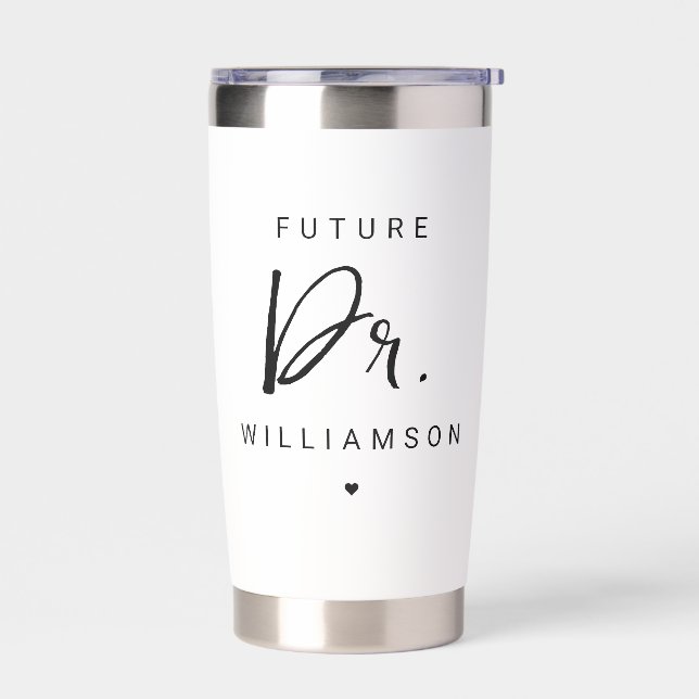 Future Doctor | Medical School Doctoral Student Insulated Tumbler (Left)