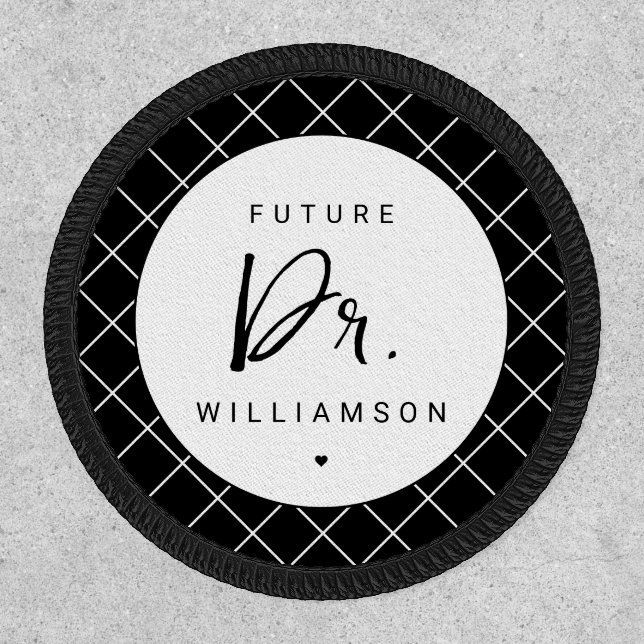 Future Doctor | Medical School Doctoral Student Patch (Front)