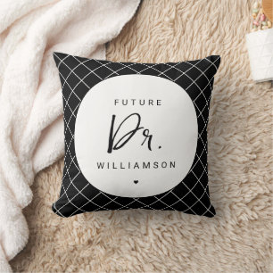 Future Doctor Medical School Doctoral Student Throw Pillow