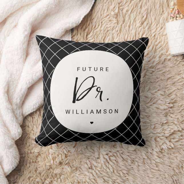 Future Doctor | Medical School Doctoral Student Throw Pillow (Blanket)