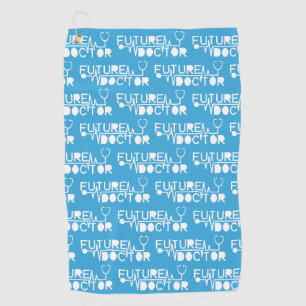 Future doctor medicine Stethoscope Golf Towel