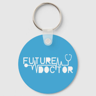 Future doctor medicine Stethoscope Keychain