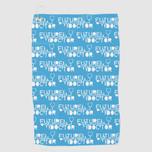 Future doctor medicine Stethoscope Mug Golf Towel