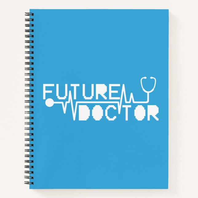 Future doctor medicine Stethoscope Notebook (Front)