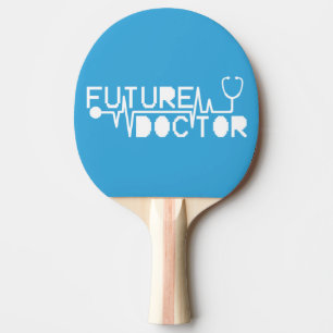 Future doctor medicine Stethoscope Ping Pong Paddle