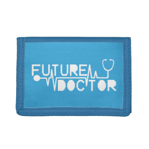 Future doctor medicine Stethoscope Tri-fold Wallet