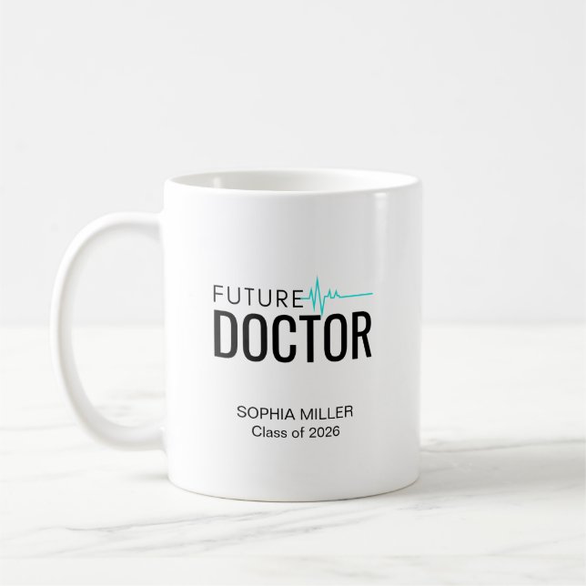 Future Doctor Personalized Medical Stude Coffee Mug (Left)