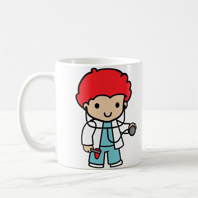 Future Doctor, red hair Coffee Mug (Left)