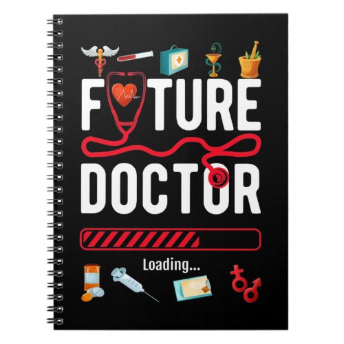 Future Doctor Students Funny Physician Notebook