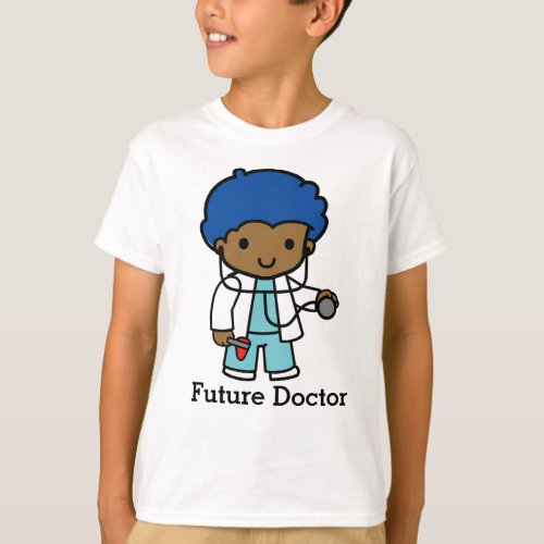 Future Doctor with Stethoscope T_Shirt