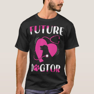 Future Dogtor Cute Aspiring Veterinarian T-Shirt