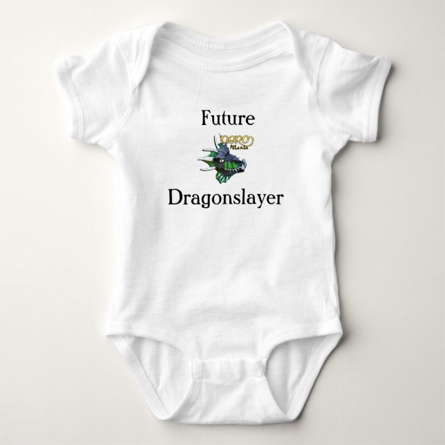 Future, Dragonslayer Baby Bodysuit (Front)