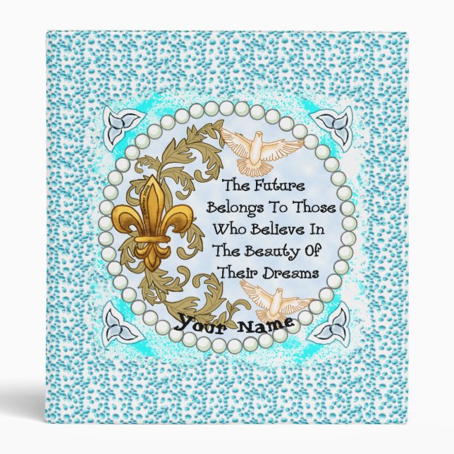 Future Dreams   3 Ring Binder (Front)