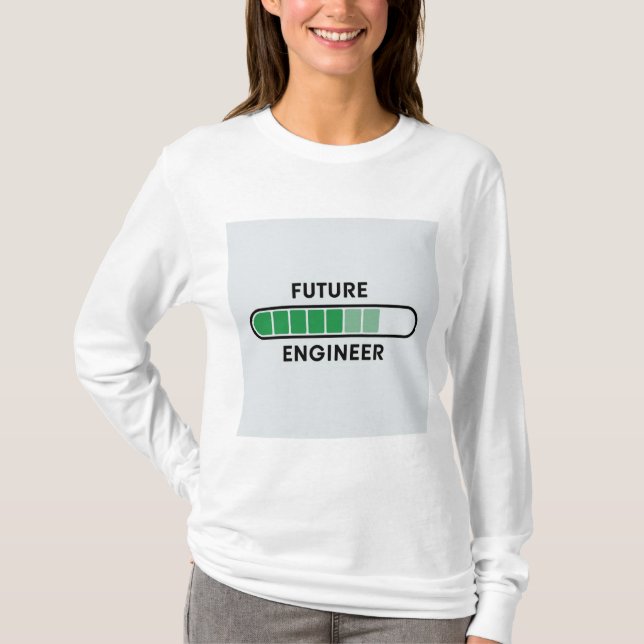 "Future Dreams In Progress – Wear Your Ambition!" T-Shirt (Front)