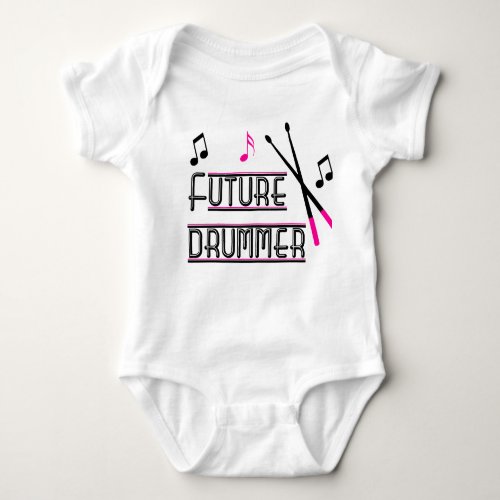 Future Drummer Baby Bodysuit