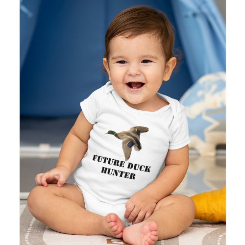 Future Duck Hunter Mallard Hunting Cute Baby Bodysuit