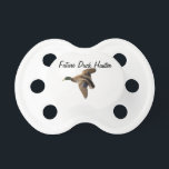 Future Duck Hunter Mallard Hunting Sports Pacifier<br><div class="desc">Future Duck hunter baby soother. This soother is a perfect gift for a newborn whose daddy loves to hunt. The little one who wears this will one day be daddy's favorite hunting partner.</div>