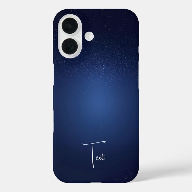 Future Dusk Minimal Nebula iPhone 16 Case (Back)