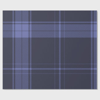 Future Dusk Tartan Wrapping Paper