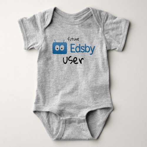 Future Edsby User baby bodysuit _ Light