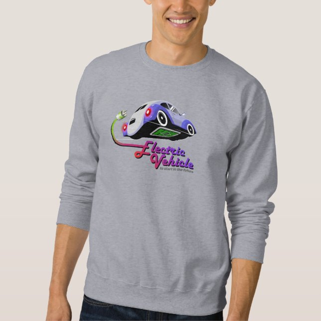 Future Electric Vehicle | Men's Sweatshirt (Front)