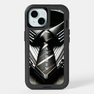 Future Elegance–4D Necktie Defender Series iPhone 15 Case