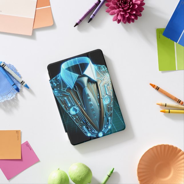 Future Elegance – 4D Necktie iPad Smart Cover  (In Situ)