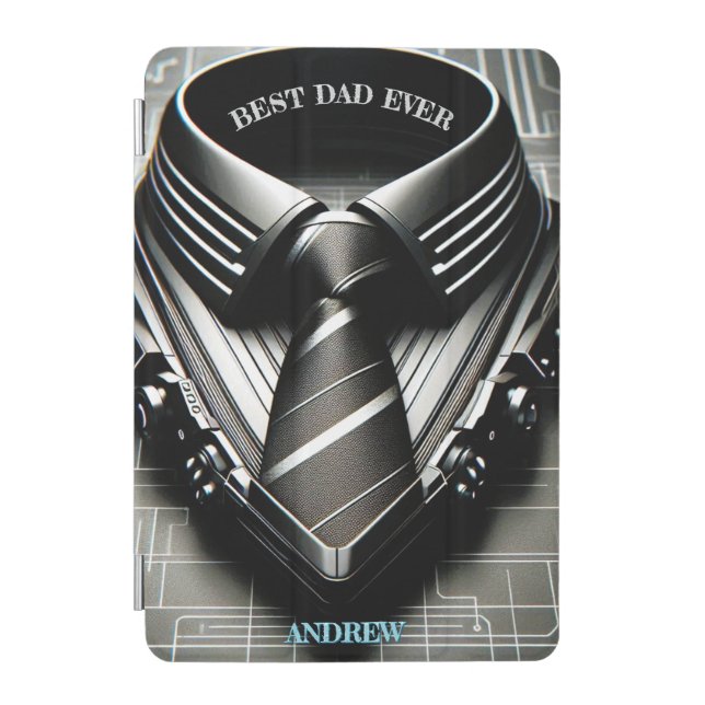 Future Elegance – 4D Necktie iPad Smart Cover (Front)