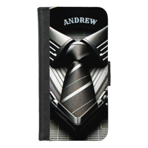 Future Elegance – 4D Necktie iPhone 8/7 Wallet Case