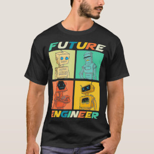 Future Engineer Costume Robot Robotics Adults & Ki T-Shirt