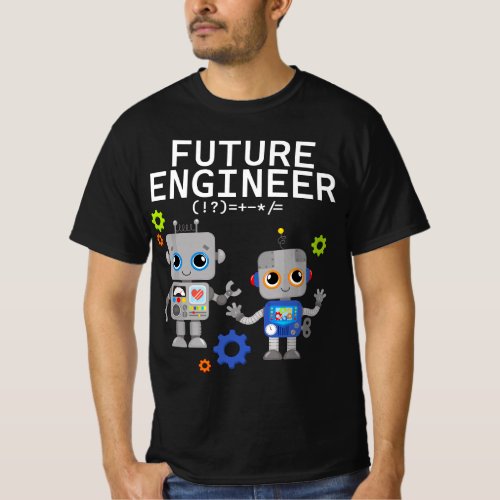 Future Engineer Costume Robot Robotics Adults  T_Shirt