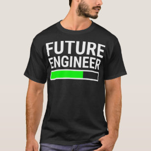 Future Engineer Loading Bar Cool Graduation Gift T-Shirt